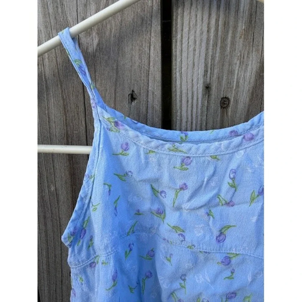 Cottagecore Vintage The Children's Place Dress 3T Blue Floral Tulip Sun Dress